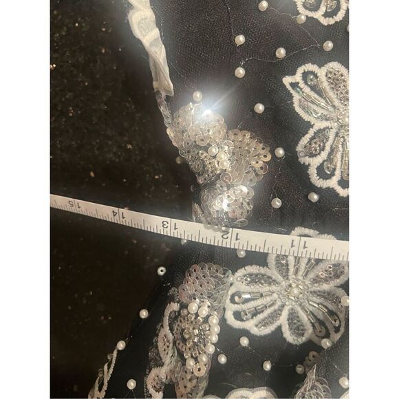 Elliatt Jessamine Flare Black/White Cocktail Minidress Holidays Xmas S NWT$365 - Picture 8 of 8